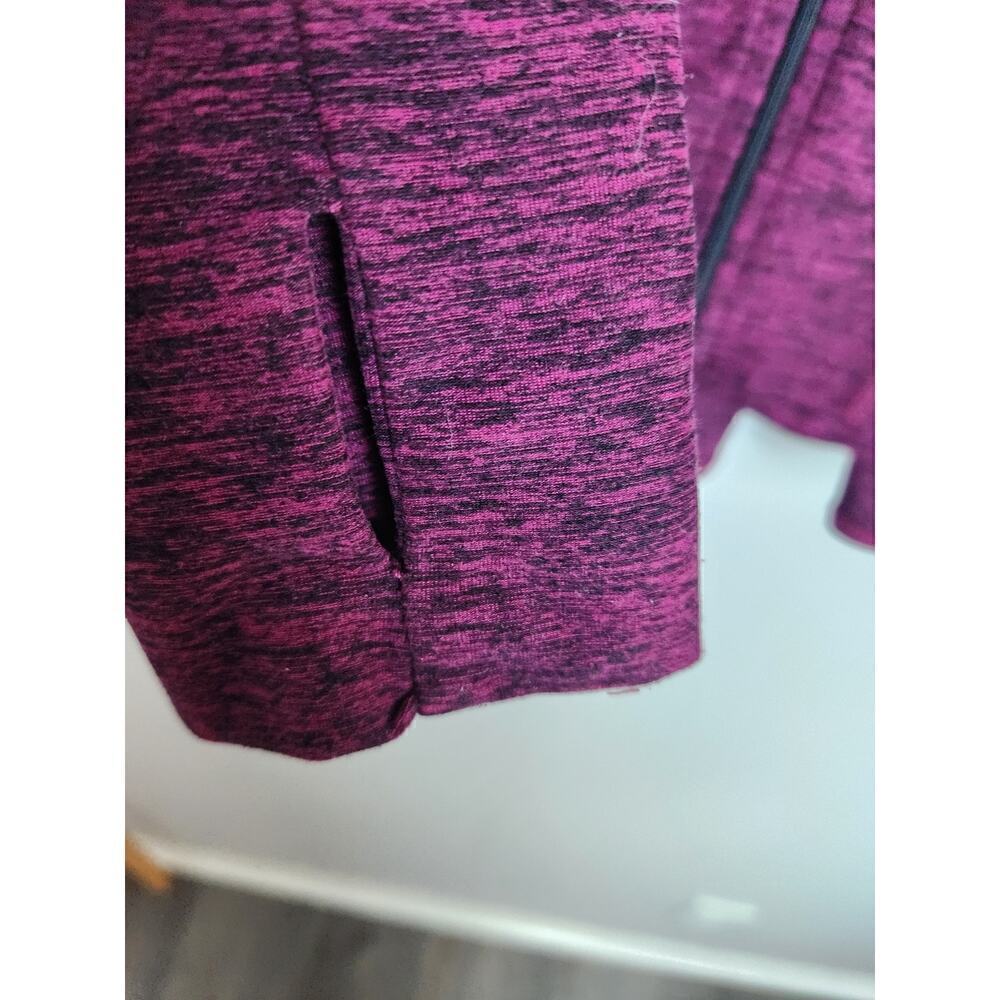 Beyond Yoga Space Dye Jacket Sz XS peplum hem thumb holes Activewear Athleisure - Picture 2 of 9